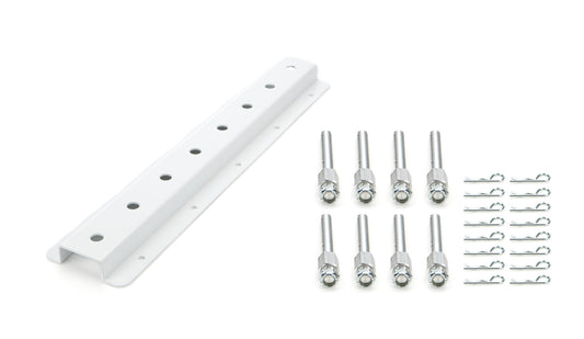 Shock Rack Wall Mounts Double 20in White