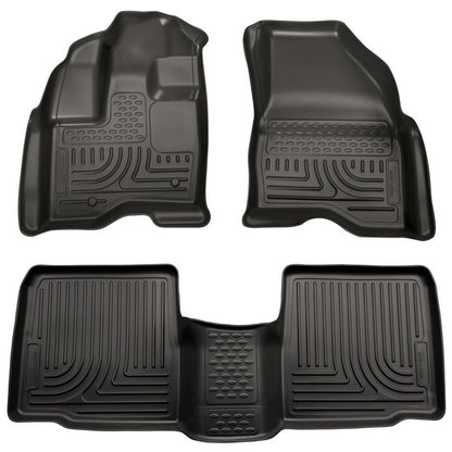 10- Ford Taurus Front/ 2nd Floor Liners Black