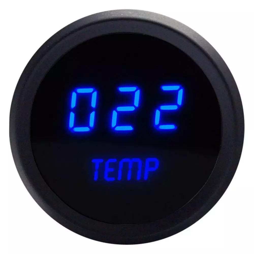 2-1/16 LED Digital Water Temp Gauge 18-255 Degr