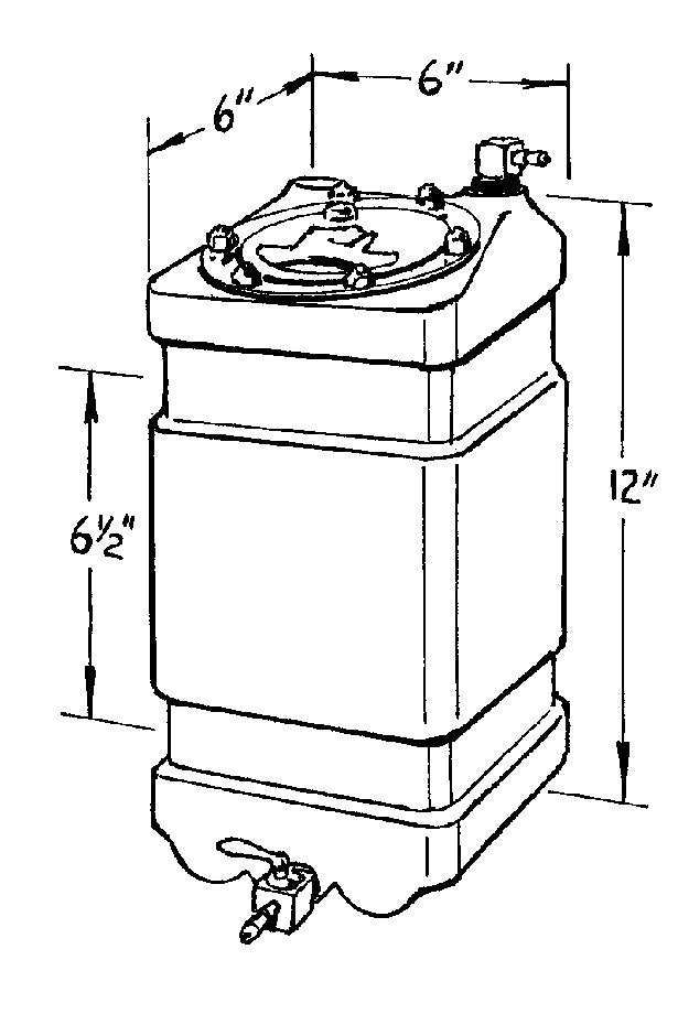 1-Gallon JR Dragster Fuel Cell