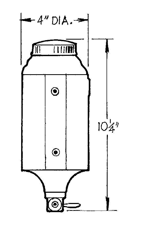 JR Dragster Fuel Cell 1qt. W/O Foam