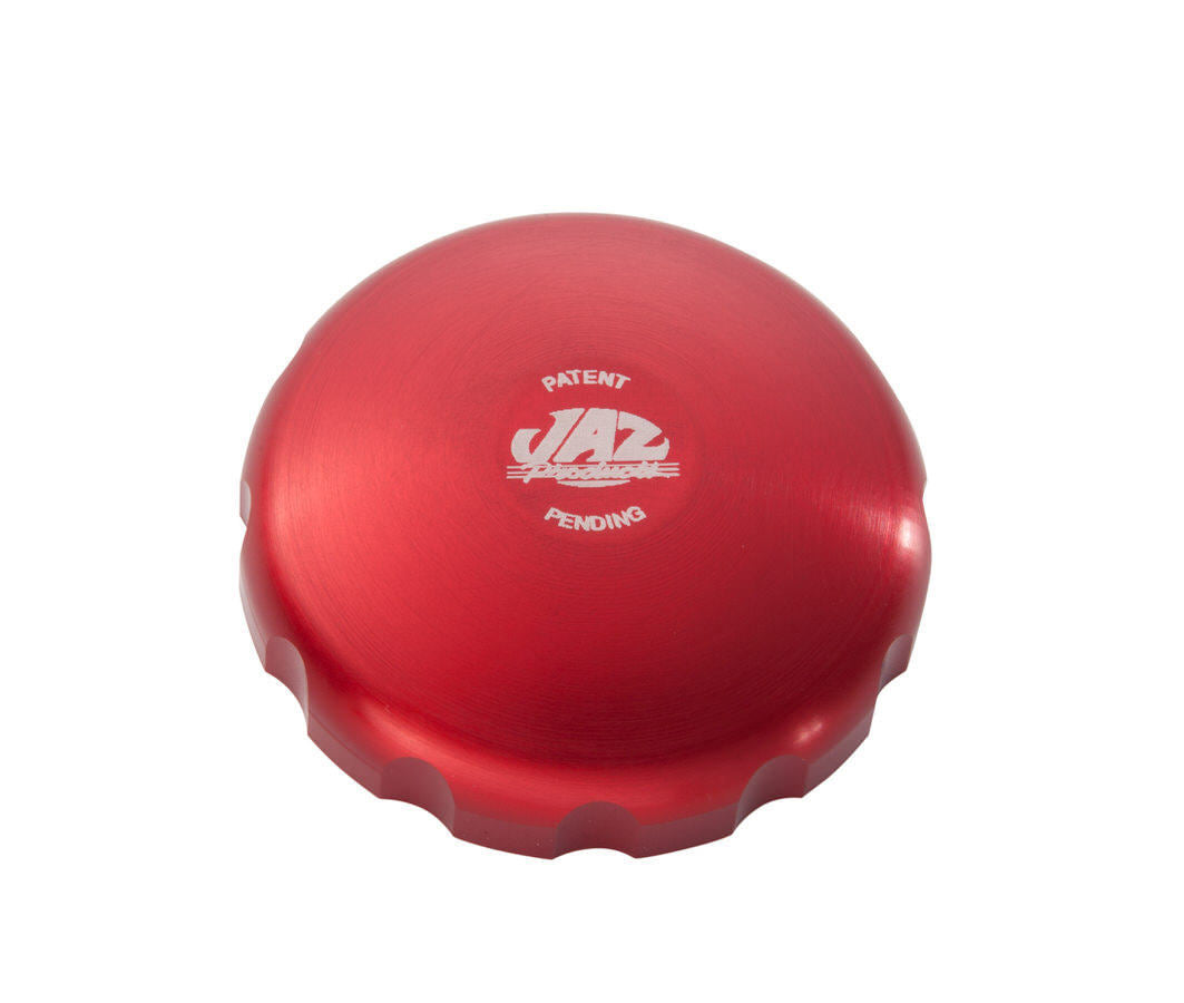 2-5/8 Billet Twist Fuel Cap - Red Anodized