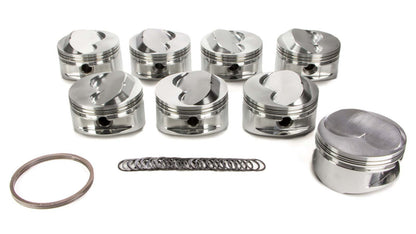 SBC Domed Piston Set 4.125 Bore +12.9cc