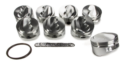 SBC Domed Piston Set 4.185 Bore +10.8cc