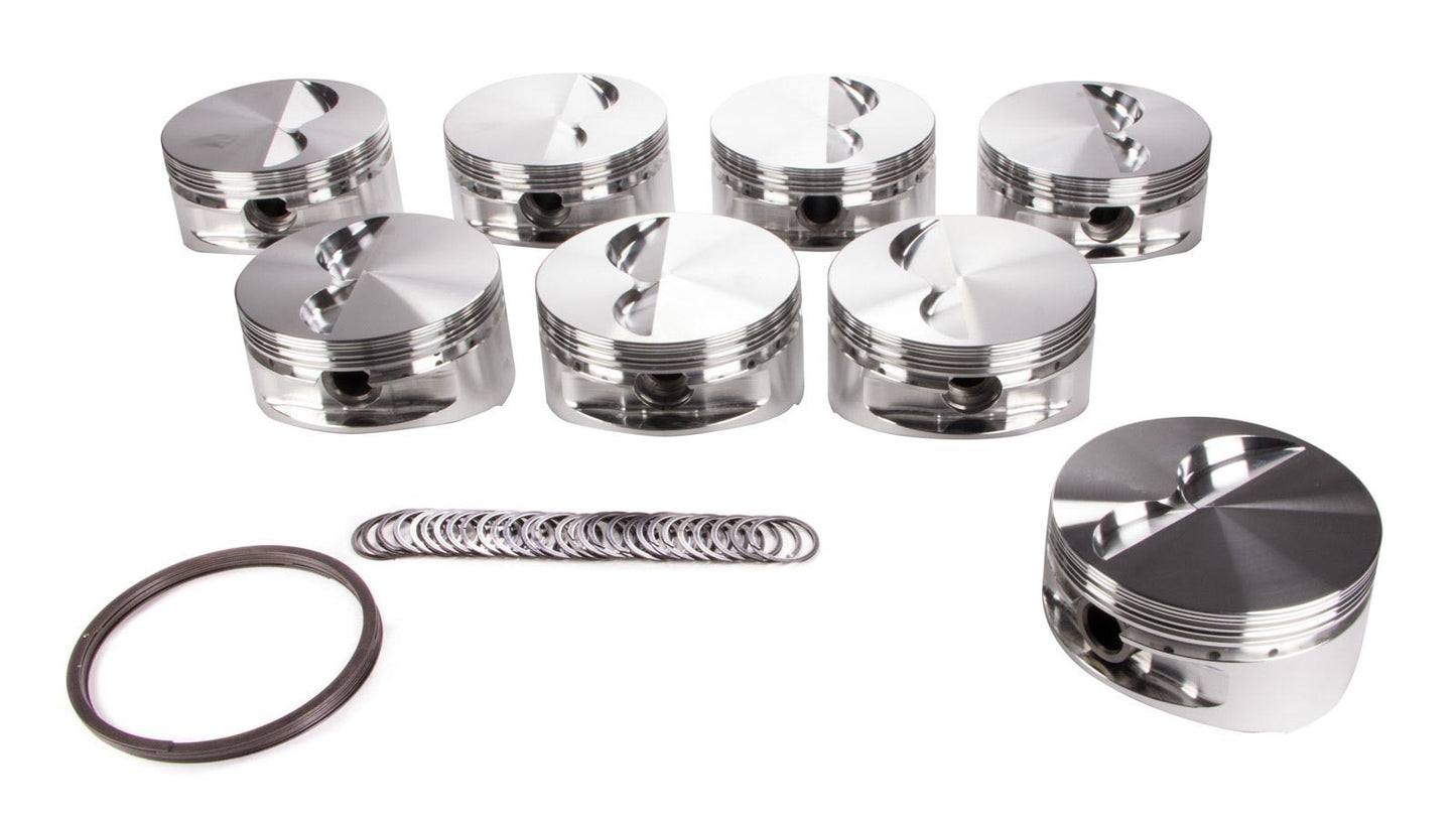 SBC F/T piston Set 4.125 Bore -5.0cc