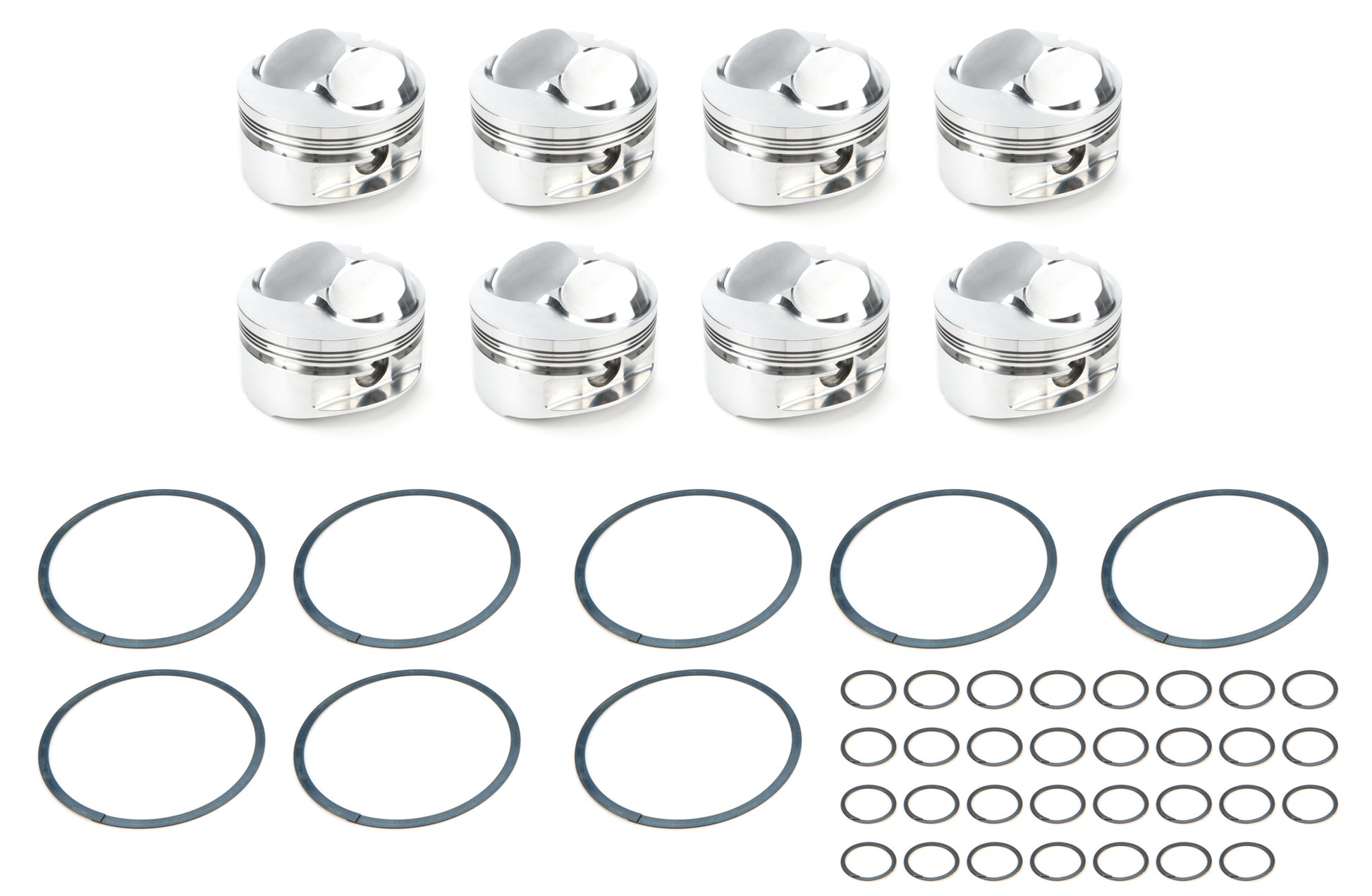 BBC Domed Piston Set 4.500 Bore +45cc