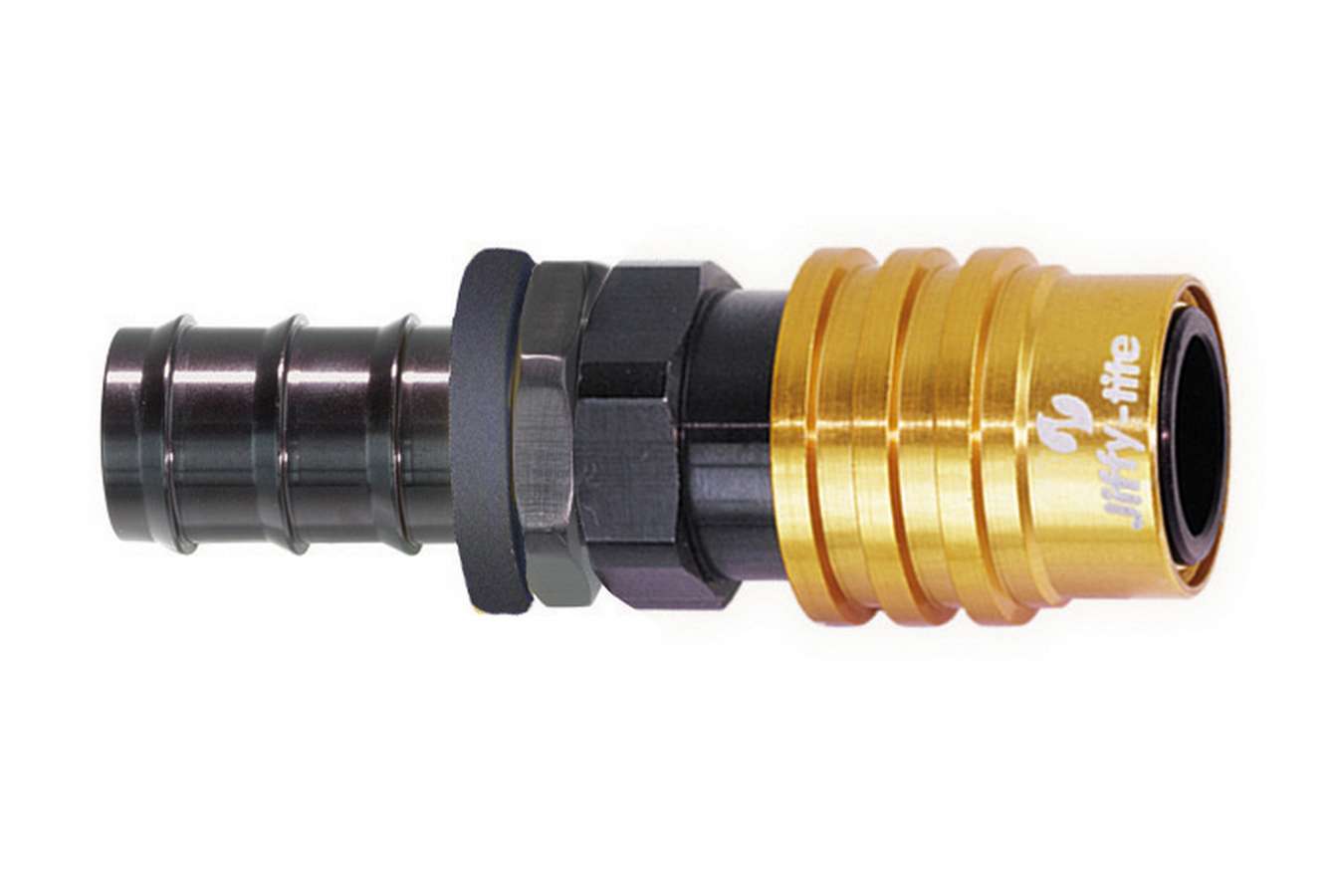 8an Socket Push Lock Hose End- Valved