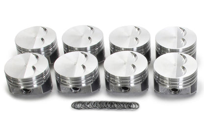 SBC Flat Top Piston Set 4.030 Bore -7cc