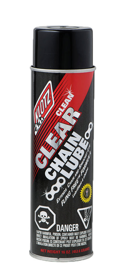 Clear Chain Lube 16 Ounces