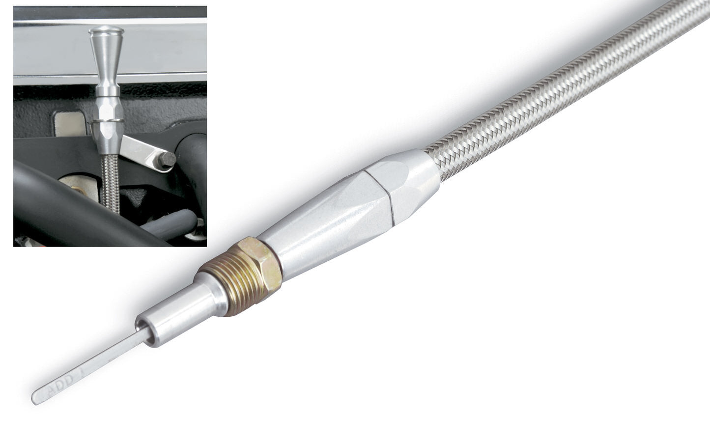 Flexible Engine Dipstick Ford 351W - Hidden Performance Racing