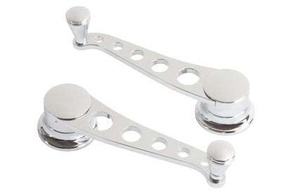 49-Up GM/Ford Window Cranks Chrome Pair - Hidden Performance Racing