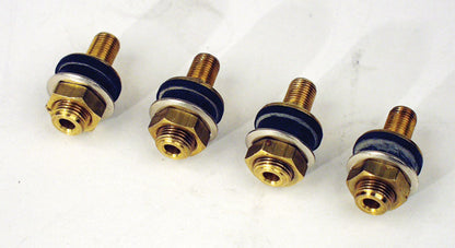 Brass Valve Stems Low Profile 4pk