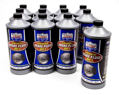 Brake Fluid Dot 3 Case 12x1 Qt