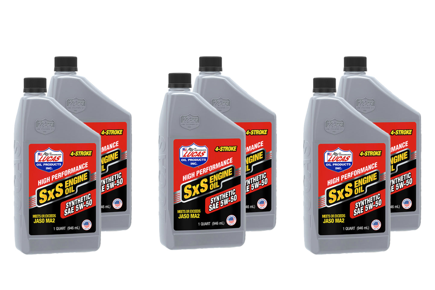 Synthetic 5w50 SXS Oil Case 6 x 1 Quart