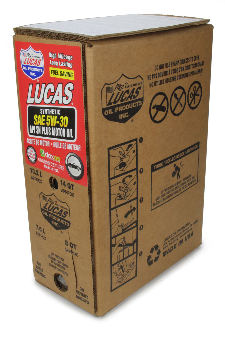 Synthetic SAE 5W30 Oil 6 Gallon Bag In Box Dexos