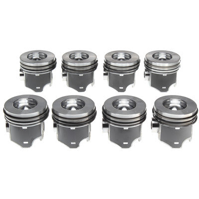 Piston Set w/Rings Ford 6.0L Diesel 8pk