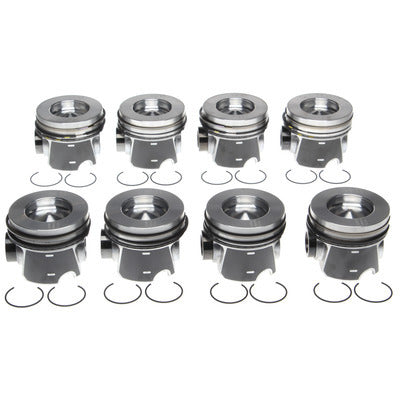 Piston Set w/Rings Ford 6.4L Diesel 8pk