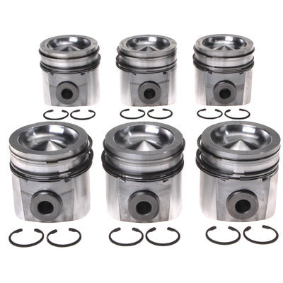 Piston Set w/Rings Dodge 5.9L Cummins 6pk