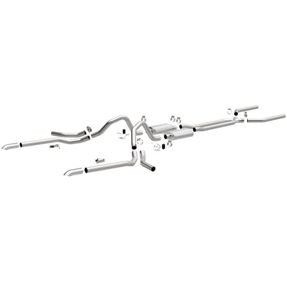 65-69 Crossmember Back Exhaust System 2.5in