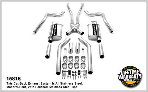 67-70 Mustang V8 Dual Exhaust Kit