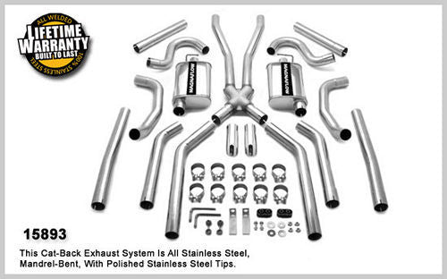 64-67 GM A Body 2.5in Dual Exhaust System