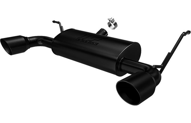 18- Jeep JL 3.6L Axle Back Exhaust Black