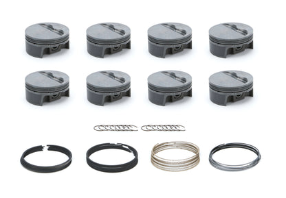 SBC FT PowerPak Piston Set 4.165 Bore -5.0cc