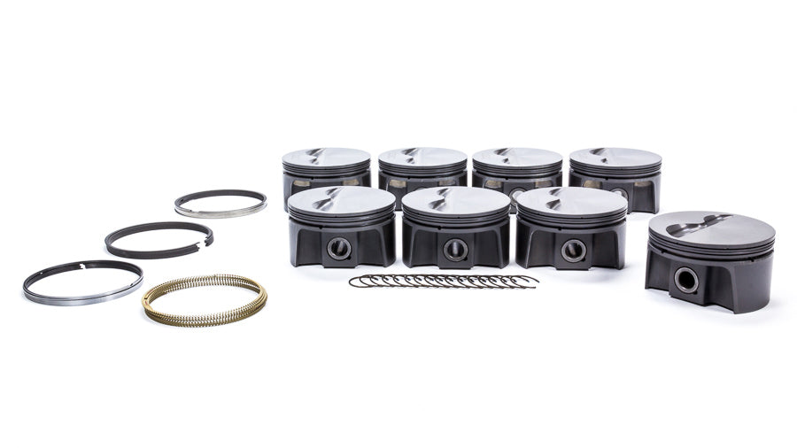 SBC F/T Powerpak Piston Set 4.035 Bore -4.1cc