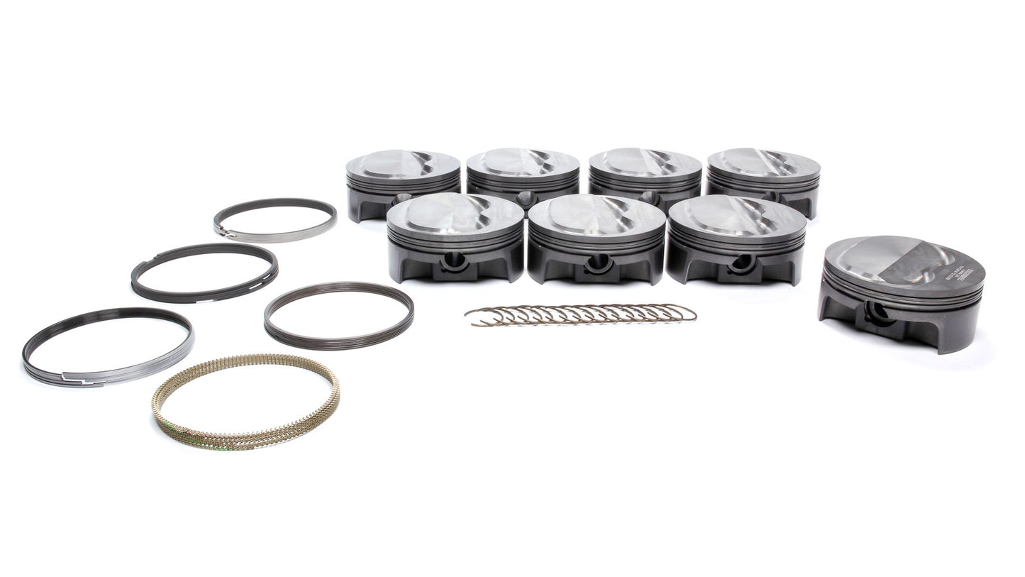 SBC PowerPak Domed Piston Set 4.155 Bore