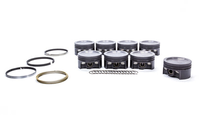 SBF PowerPak Dished Piston Set 3.572 Bore