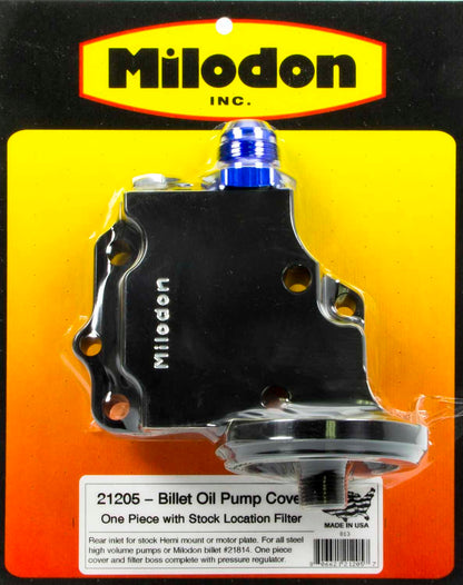 Billet Oil Pump Cover & Filter Boss - Hemi