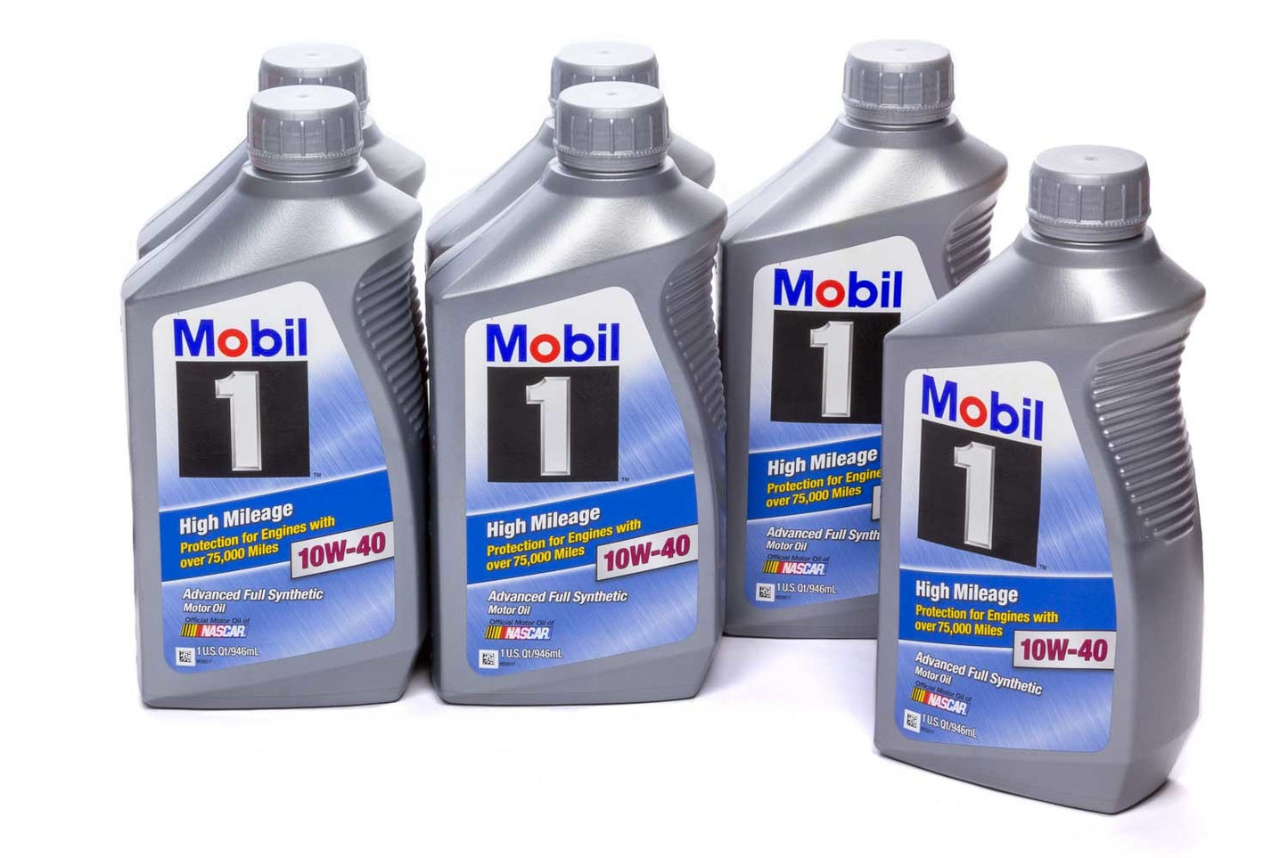 10w40 High Mileage Oil Case 6x1Qt Bottles