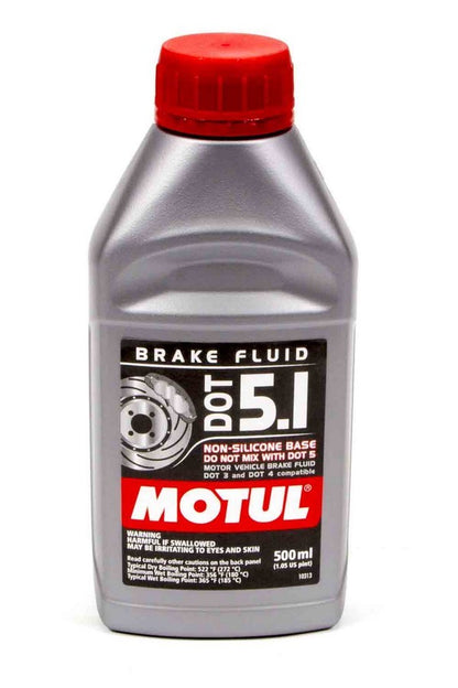 Brake Fluid DOT 5.1 Non-Silicone 1/2 Liter