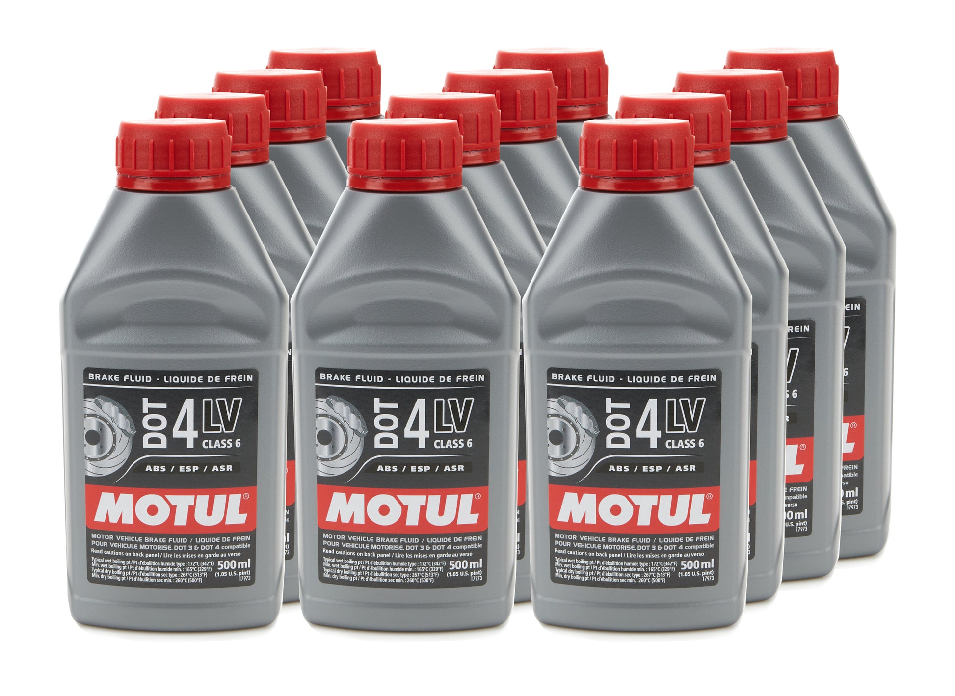 Dot 4 Brake Fluid Case 12 x 500ml Bottles