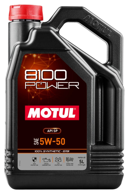 8100 Sport Power 5w50 5 Liter Bottle