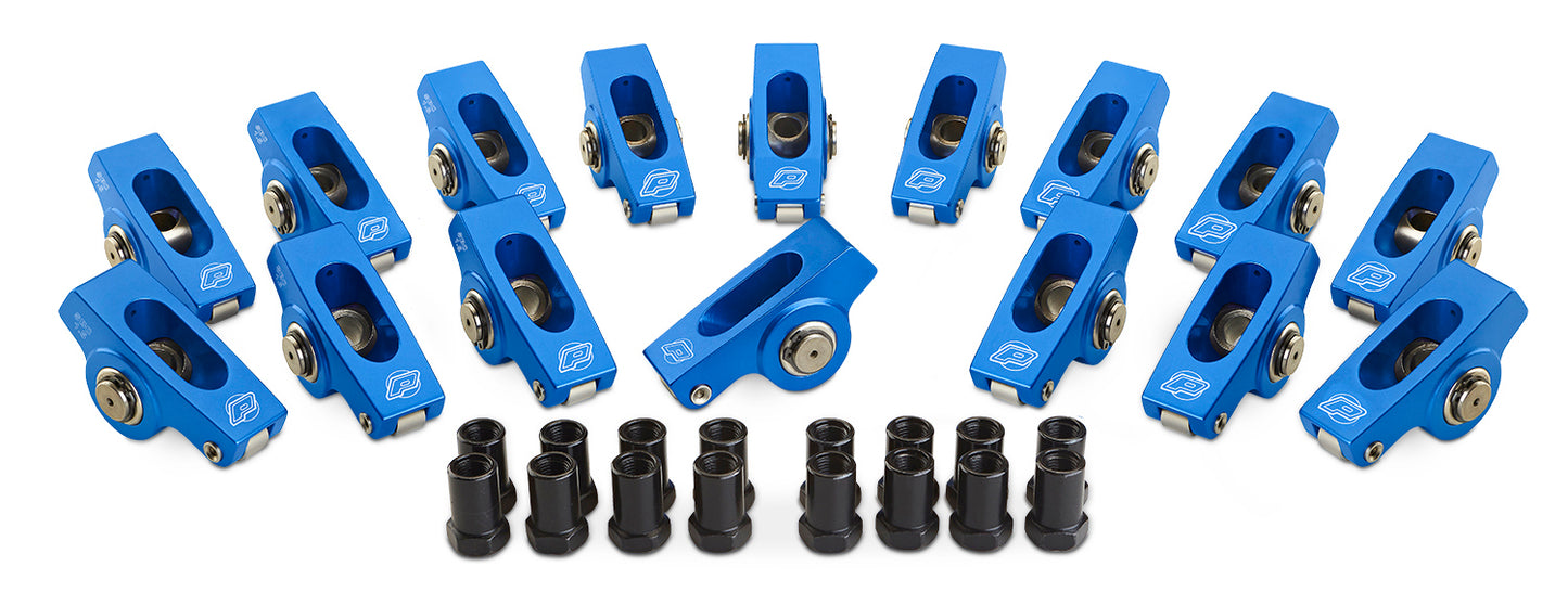 SBC Roller Rocker Arms - 1.6 Ratio- 3/8in Stud