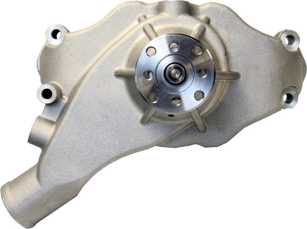 Big Block Chevy Aluminum Water Pump Short Satin