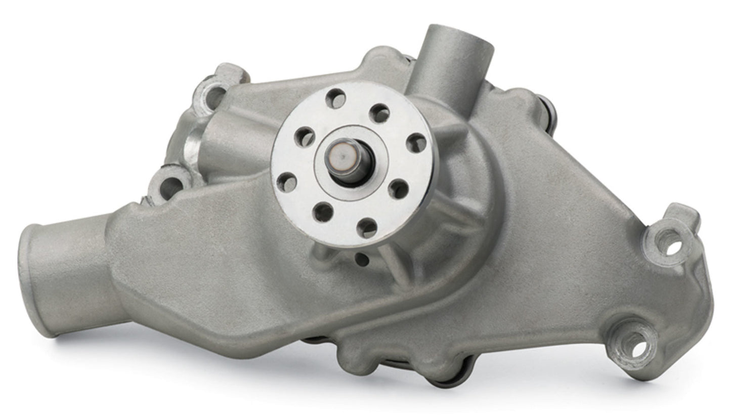 SBC Aluminum Water Pump Short Satin Finish