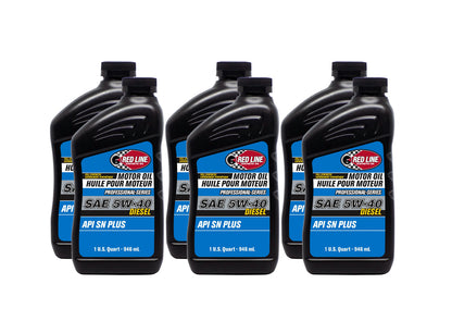 Pro-Series 5w40 Oil Case 6 x 1 Quart Diesel