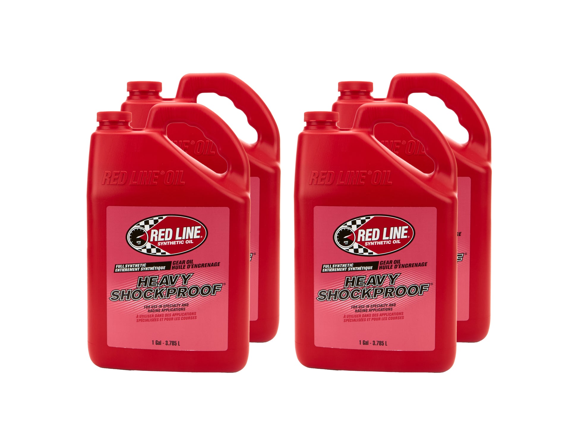 Heavy ShockProof Gear Oil Case 4 x 1 Gallon