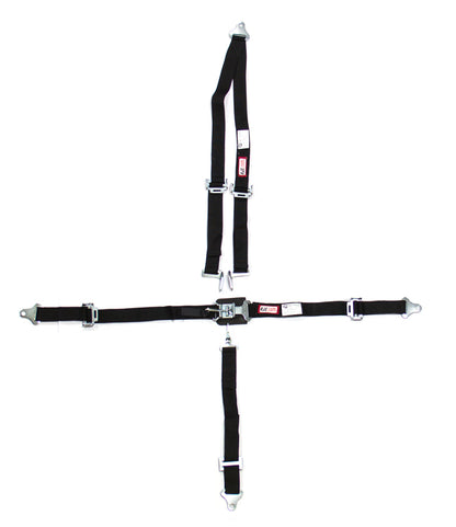 2in Jr Drag Harness BK