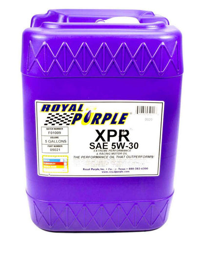 Synthetic Racing Oil XPR 5-Gallon 5W30