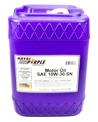 Synthetic Motor Oil 5Gal 10W30