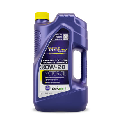 0w20 Multi-Grade SAE Oil 5 Quart Bottle