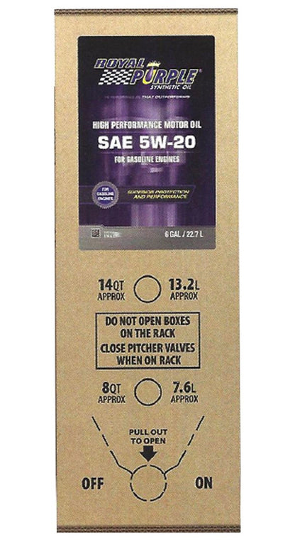 Multi-Grade Motor Oil 5w20 SAE 6 Gallon Box