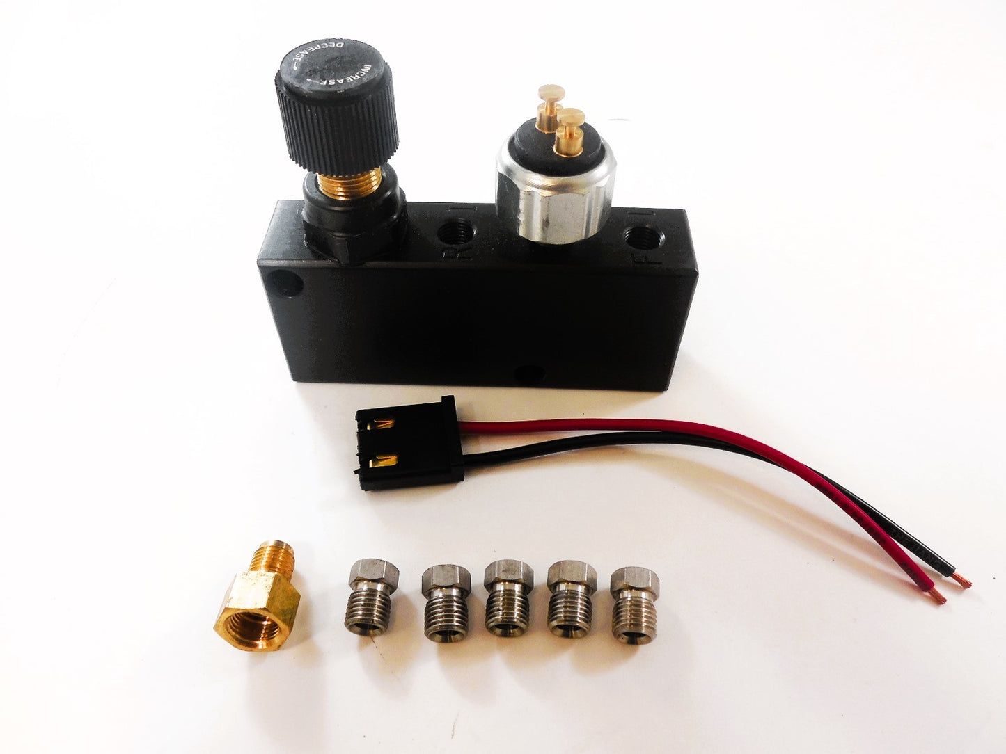 Brake Proportioning Valve Adjustable Black