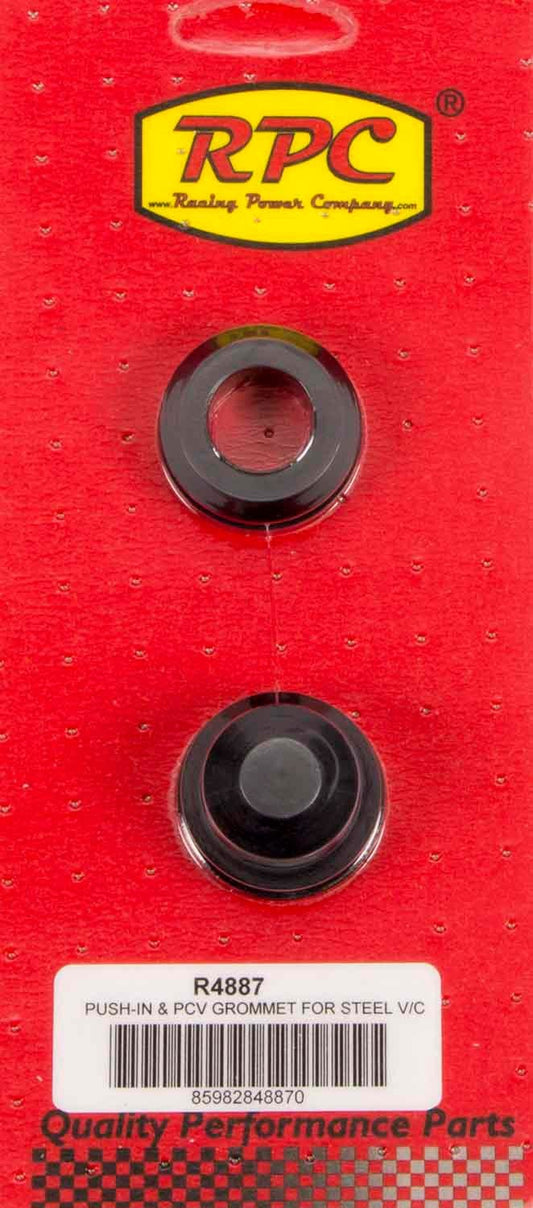 1-1/4 OD x 3/4 ID Steel V/C Rubber Grommets 2