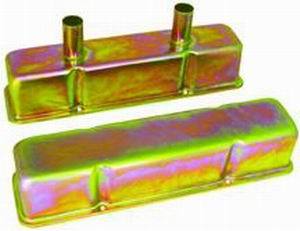 Zinc SB Chevy Circle Track Valve Cover Pair