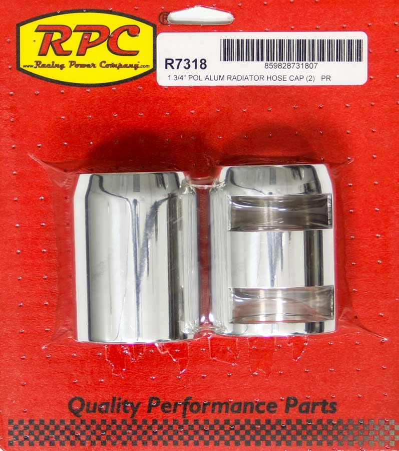 Polished Radiator Hose End Pair