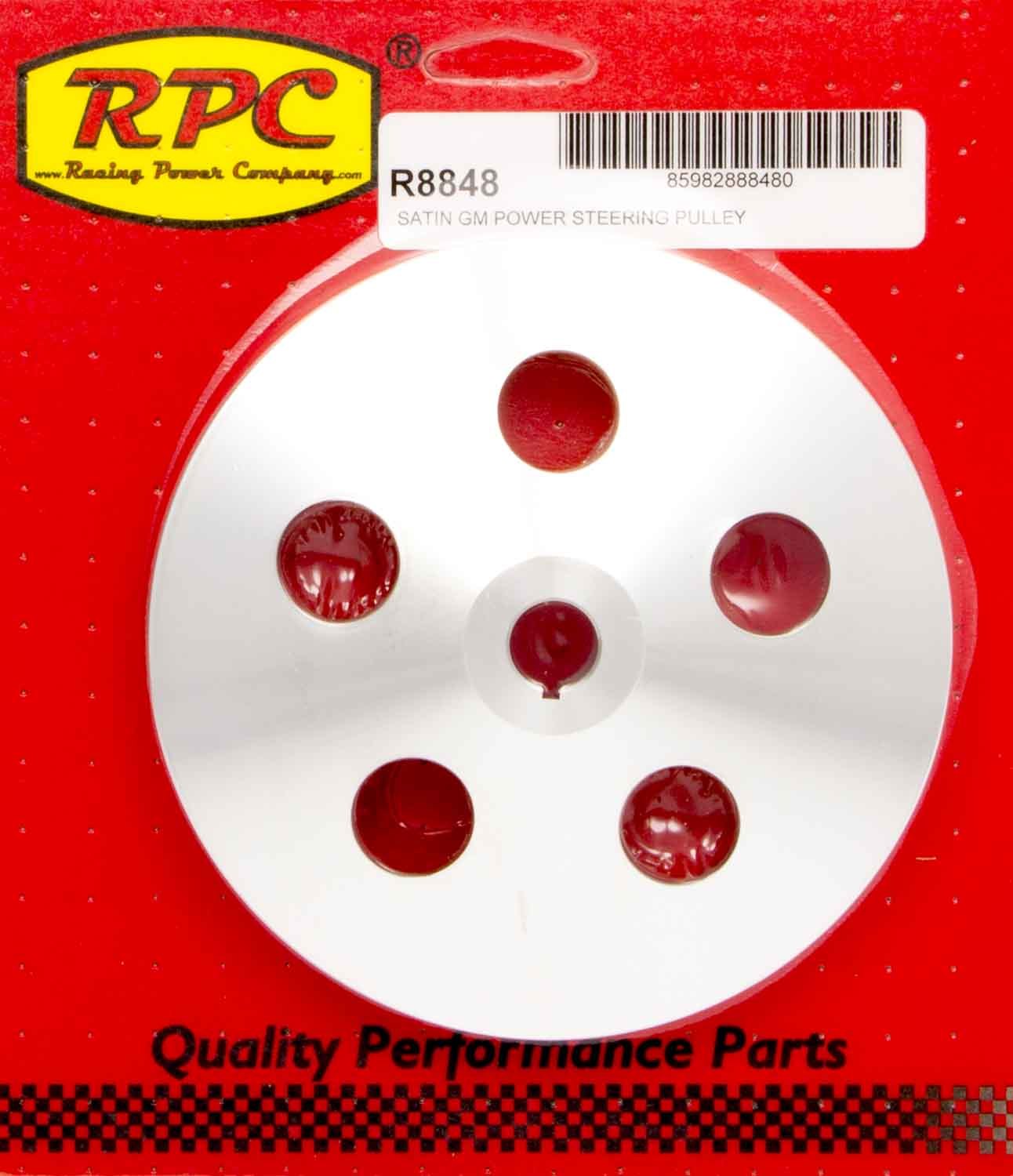 Pre 84 GM Power Steering Pulley Satin Alum